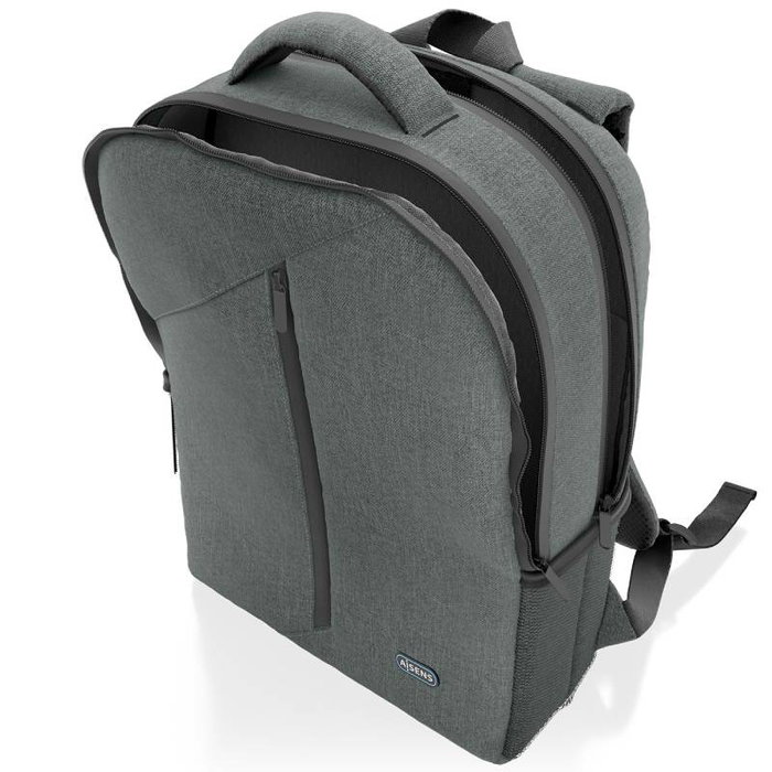 Aisens Mochila Premium para Portátil 15.6 pulgadas Gris ASBG-BP084-GR
